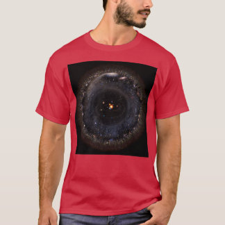 Camiseta Observable Universe bigger SSystem black backgroun