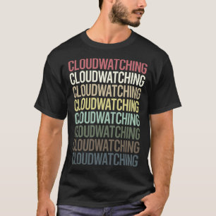 Camiseta Observação Colorida da Nuvem de Texto