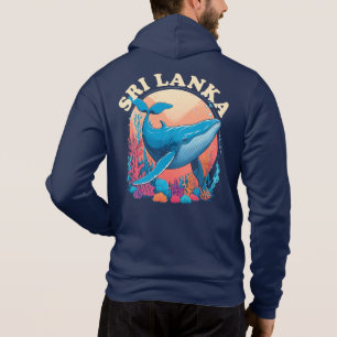 Camiseta Observação de baleias azuis no Sri Lanka