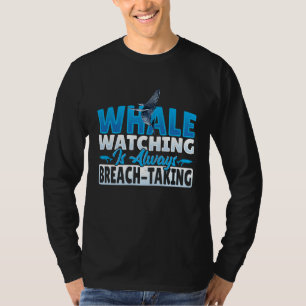 Camiseta Observação de baleias é sempre violação da tomada