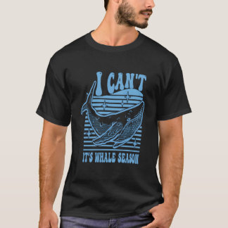 Camiseta Observação de Baleias Não Posso É Temporada de Bal