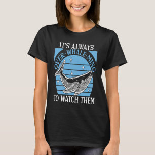 Camiseta Observação de Baleias Sempre Sobre Ming Mamífero M