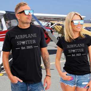 Camiseta Observador de Aviões Est.  Aviação   Aviador   Per