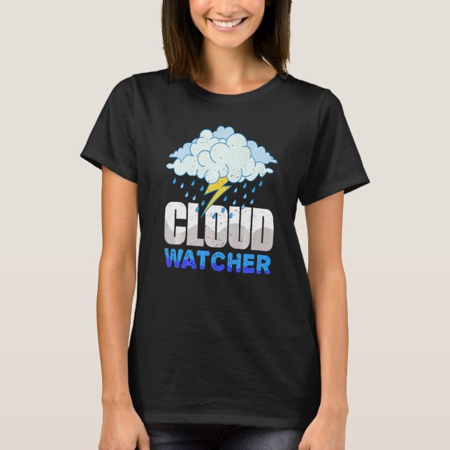Camiseta Observador de Nuvens Meteorologista Previsor do Te (Frente)