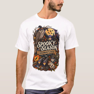 Camiseta Observador de Pássaros da Temporada Assustadora Di