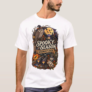 Camiseta Observador de Pássaros da Temporada Assustadora Di