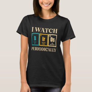 Camiseta Observador de Pássaros Eu Assisto Aves Periodicame