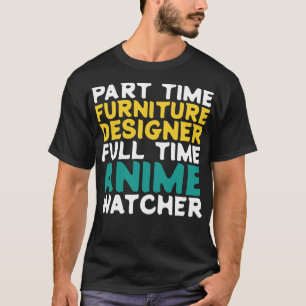 Camiseta Observador de Tempo de Mobiliário de Peça