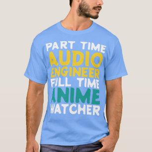 Camiseta Observador de Tempo do Cheio de Áudio de Parte