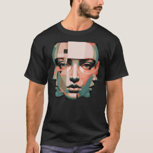 Camiseta Observador Eu Abstrato Identidade Humana Camada