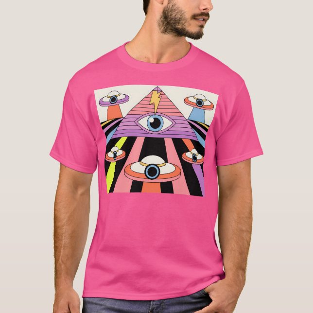 Camiseta Observadores de Ovos Cósmicos (Frente)