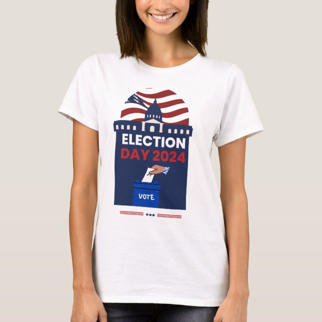 Camiseta Observância do Dia das Eleições (Frente)
