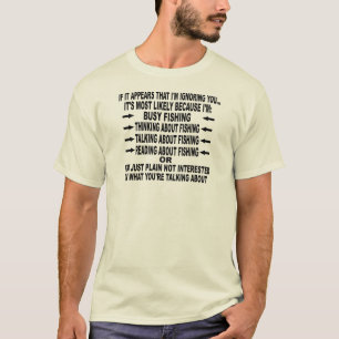 CAMISETA OBSESSÃO ENGRAÇADA DA PESCA