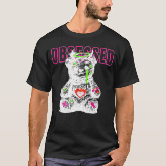 Camiseta Obsession Dark Teddy Bear Streetwear Tee