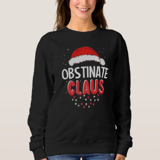 Camiseta Obstinate Santa Claus Christmas Matching Costume P