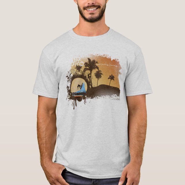 Camiseta Obtenha a vida ocupada (Frente)