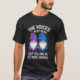 Camiseta Obtenha Mais Gnomos Jardim Engraçado Amante de Gno