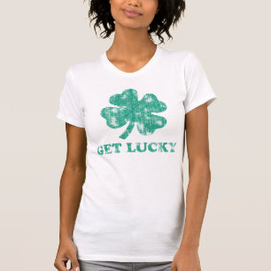 Camiseta Obtenha o dia de St Patrick afortunado