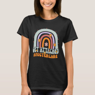 Camiseta Obter Anexo Cuidado Foster Groovy Mãe Pai Adoção