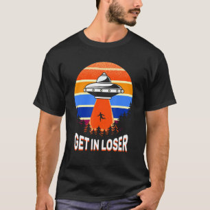 Camiseta Obter Conspiração de Rapto de Aliens Perdidos