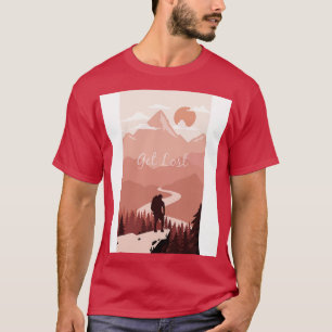 Camiseta Obter Hiker g de Movimentação de Montanha Perdida