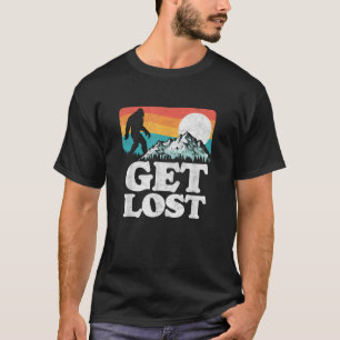 Camiseta Obter Montanhas Bigfoot Perdidas Fora dos 80s Gráf