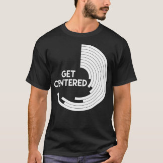Camiseta Obter o Hobby do Trabalho de Arte de Rodas com Pot