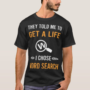 Camiseta Obter Uma Pesquisa Do Word Life