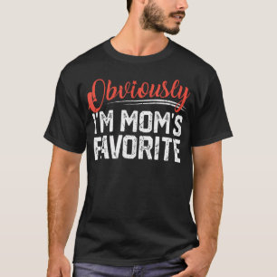 Camiseta Obviamente sou o filho favorito da mamãe, filho en
