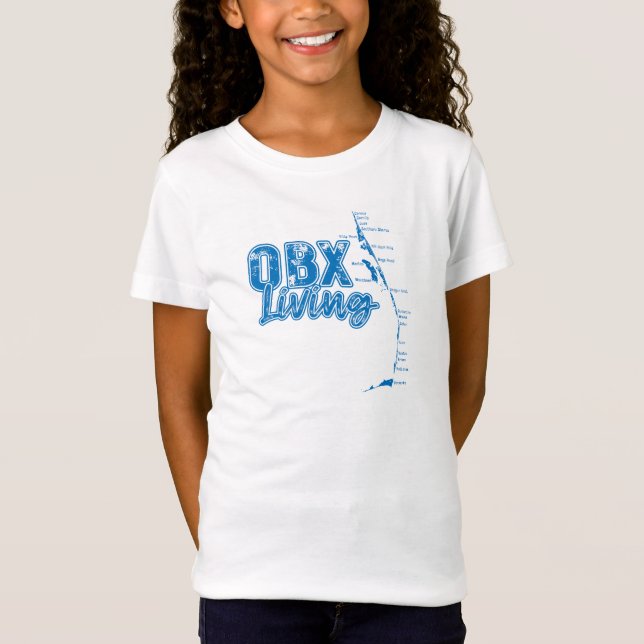 Camiseta OBX Vivendo em Azul (Frente)
