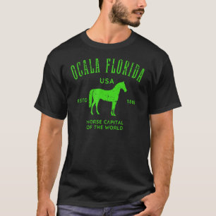 Camiseta Ocala Flórida EUA Capital Equina Equestre Angustia