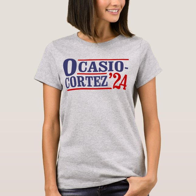 CAMISETA OCASIO CORTEZ '24 (Frente)