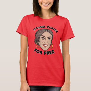 CAMISETA OCASIO-CORTEZ PARA PRESIDENTE