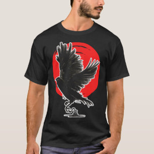 Camiseta Occult Crow Gothic Baphomet Raven Emo Witchcraft