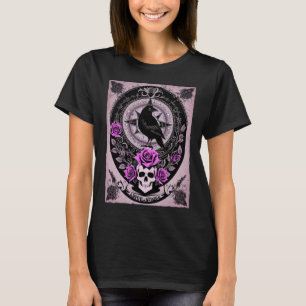 Camiseta Occult Emo Raven Witchy Gótico Estético Grunge Esc