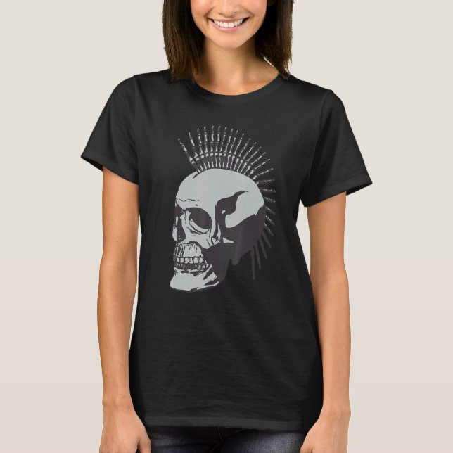 Camiseta Occult Magic Skull Punk (Frente)