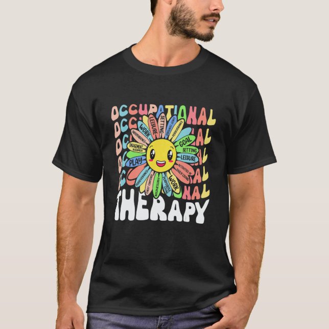 Camiseta Occupational Therapy OT Therapist Cute OT Month Fl (Frente)