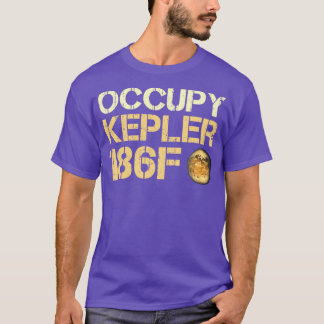Camiseta Occupy Kepler186f Exoplaneta Planeta Extrassolar