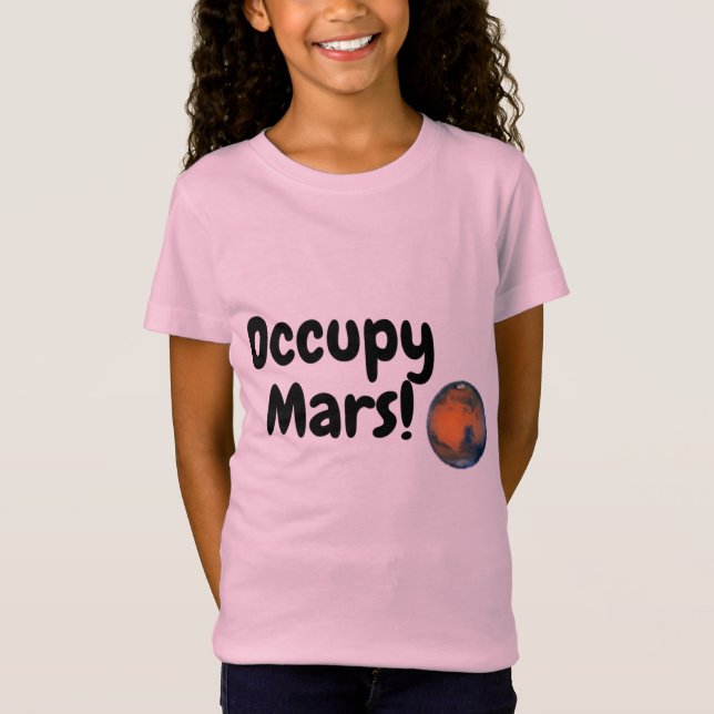 Camiseta Occupy Mars (Frente)
