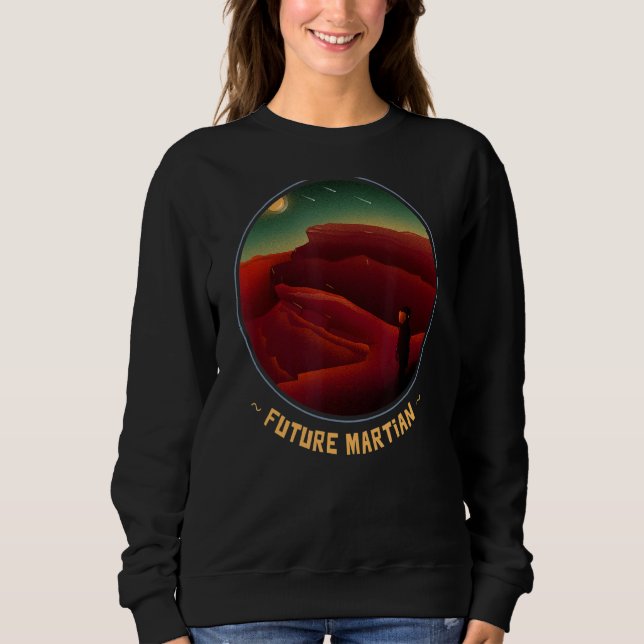 Camiseta Occupy Mars Future Martian Explorer Rocket To Oute (Frente)