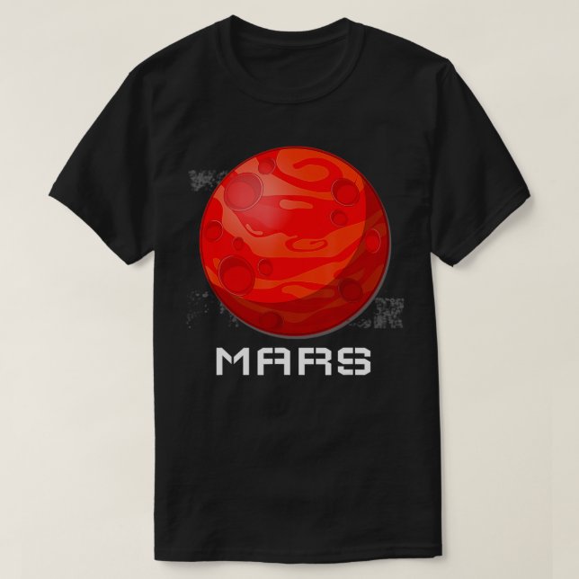 Camiseta Occupy Mars Planet Design  (Frente do Design)