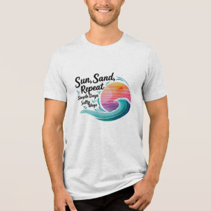 Camiseta Ocean Breeze para Amantes da Praia