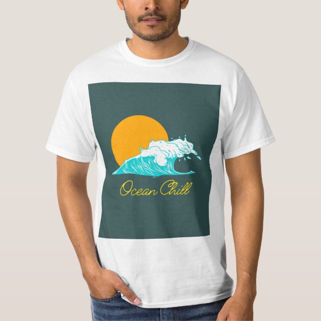 Camiseta Ocean Chill Vibes (Frente)