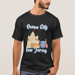 Camiseta Ocean City New Jersey Beach Crab Sand Castle