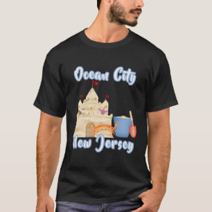 Camiseta Ocean City New Jersey Beach Crab Sand Castle