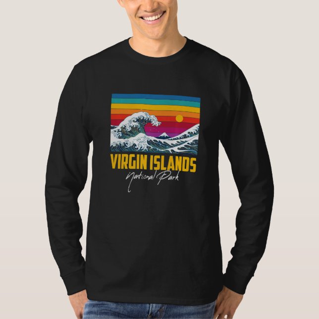Camiseta Ocean National Park Virgin Islands St. John Sailor (Frente)