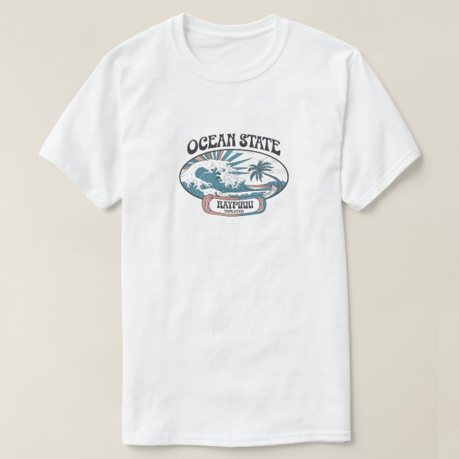 Camiseta Ocean State Raypirri (Frente do Design)