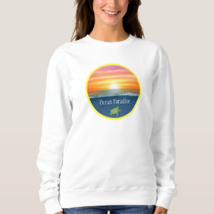 Camiseta Ocean Sunrise e Tartaruga
