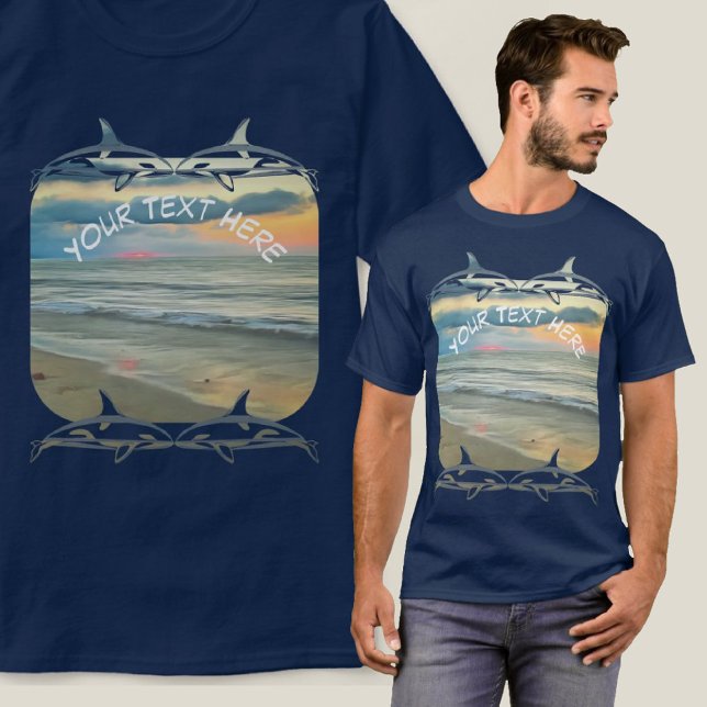 Camiseta Ocean Sunset 0735 (Criador carregado)