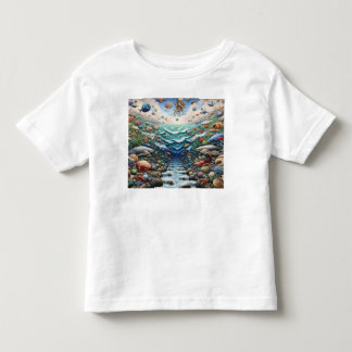 Camiseta Ocean Symphony: Um Mundo Subaquático Vibrante"